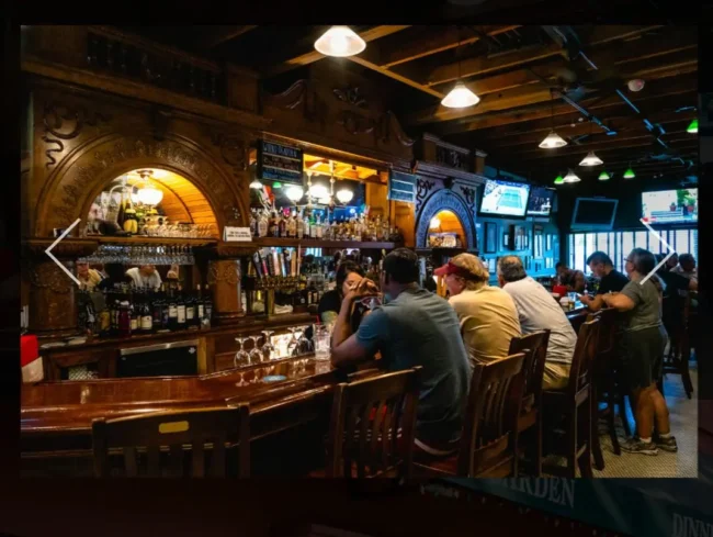 the bar at Matt Denny's