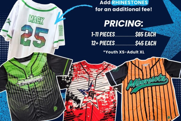 FSP designs cheer and baseball jerseys flyer
