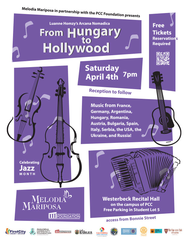 Hungary to Hollywood concert from Melodia Mariposa 