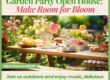 open house garden party for the Kensington Sierra Madre flyer for March 19th