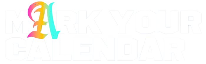 Mark you calendars letter with an A colored.