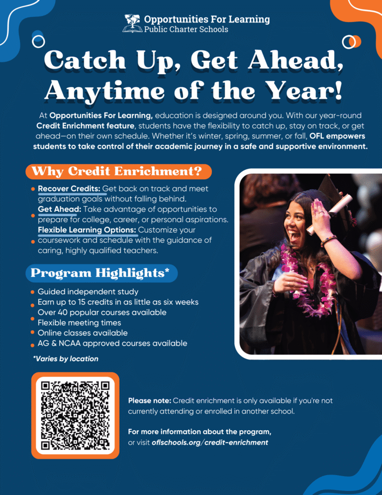 OFL credit enrichment information from Opportunities for Learning