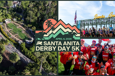 Santa Anita 5K collage