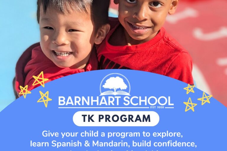 TK now enrolling at Barnhart School