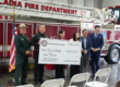 Arcadia Fire Department receives check for fire training center