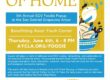 a taste of home event flyer with Asian Youth Center