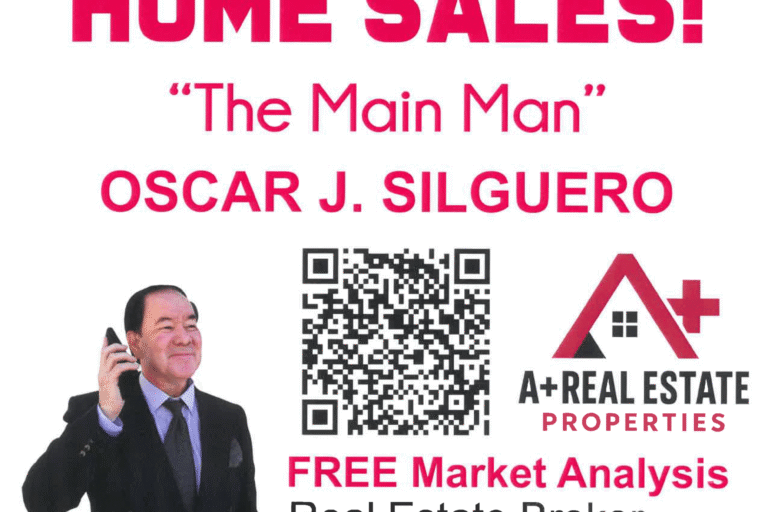 fast home sales flyer from Oscar Silguero at A Plus Real Estate