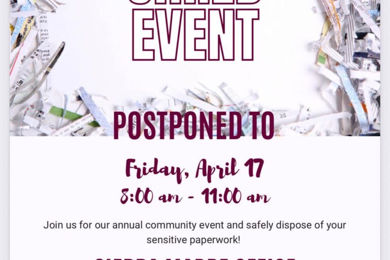 berkshire hathaway shred event postponed flyer