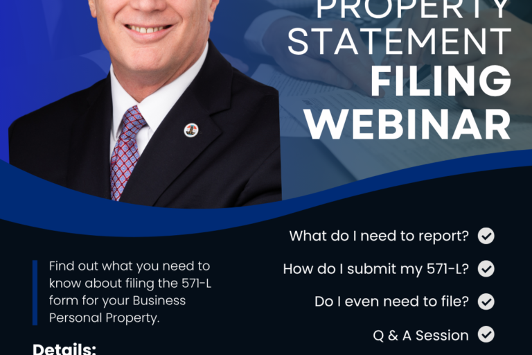 Assessor Jeff Prang's business property statement filing webinar for April 15