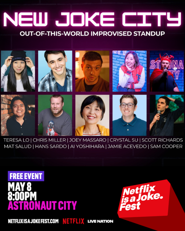 Astronaut City presents New Joke City event