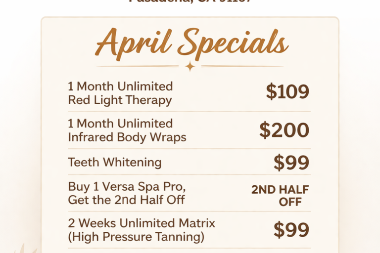 No Sand Tan specials for April
