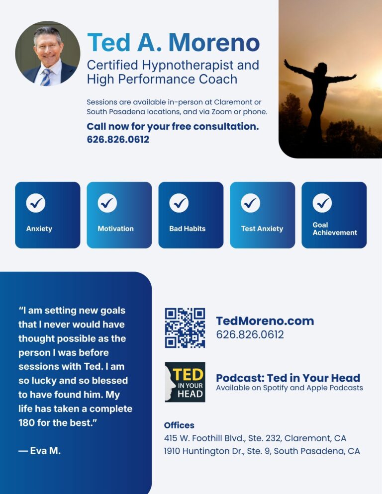 Ted A. Moreno information flyer