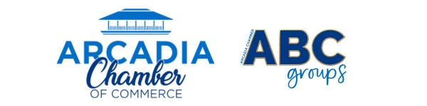 Arcadia Chamber logo alongside ABC Group logo