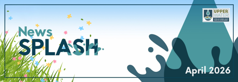 Spring News Splash banner from Upper Water