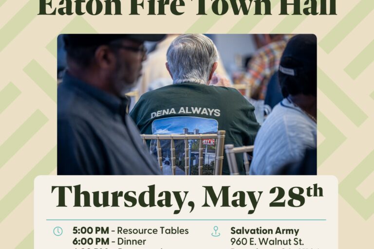 LA Fire Justice town hall for May 28
