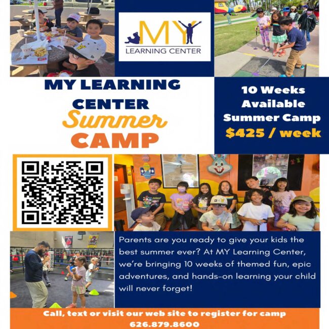 My Learning Center Summer Camp available