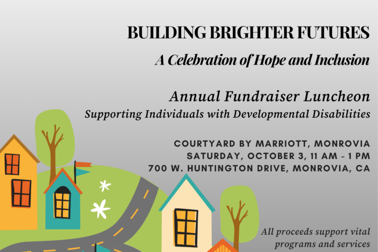 flyer to save the date for Hope House's annual fundraising