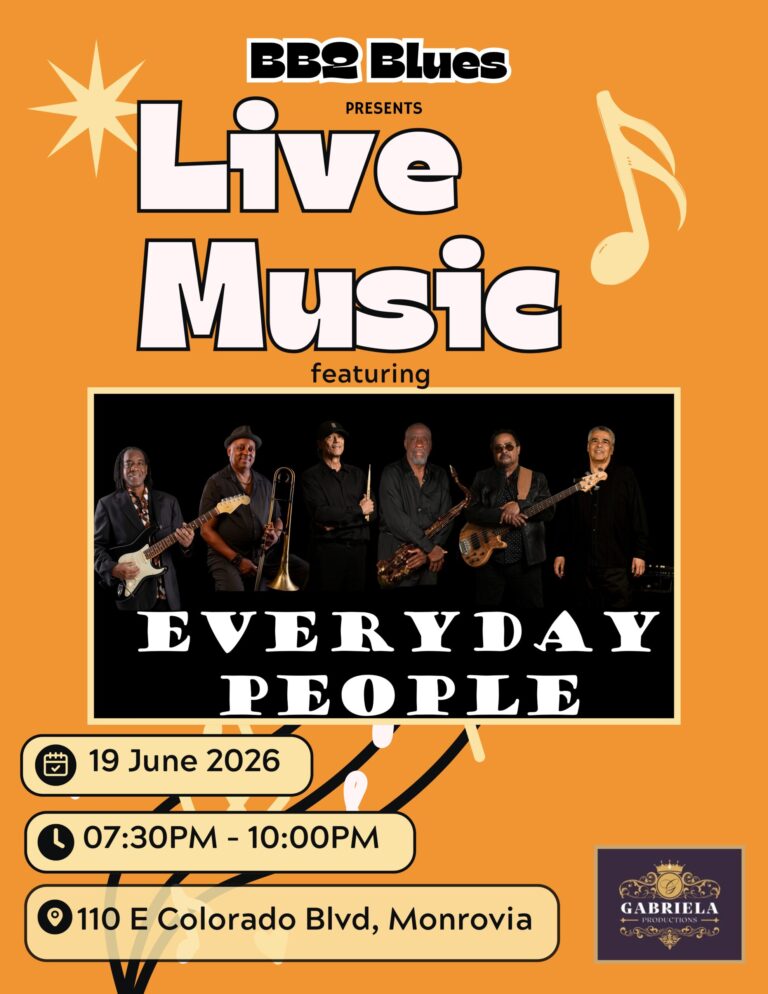 live music from Everyday People hosted by Gabriela Productions flyer