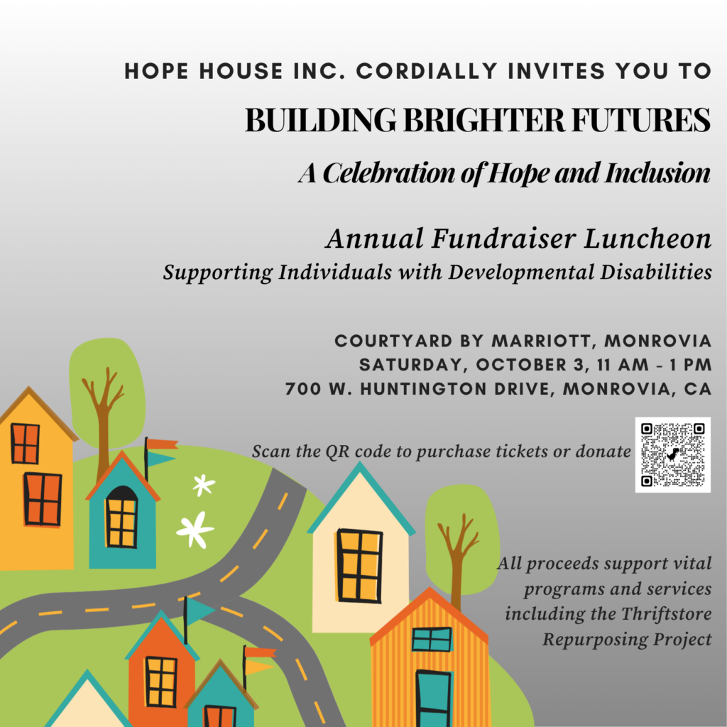 Hope House october fundraiser flyer