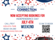 4th of July bookings with Wheels Up Connection