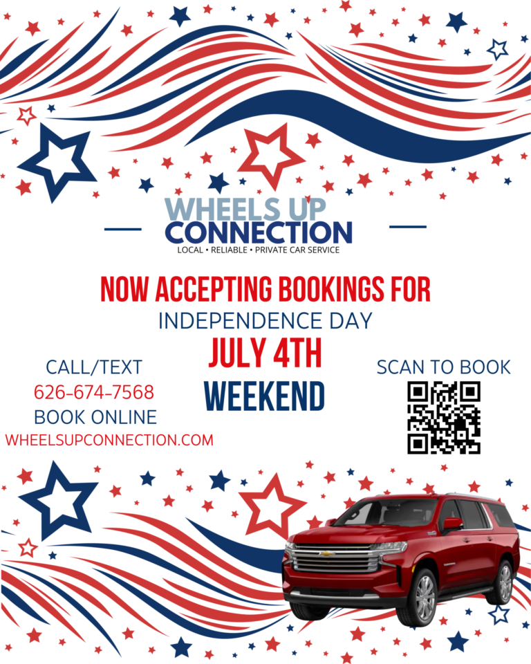 4th of July bookings with Wheels Up Connection