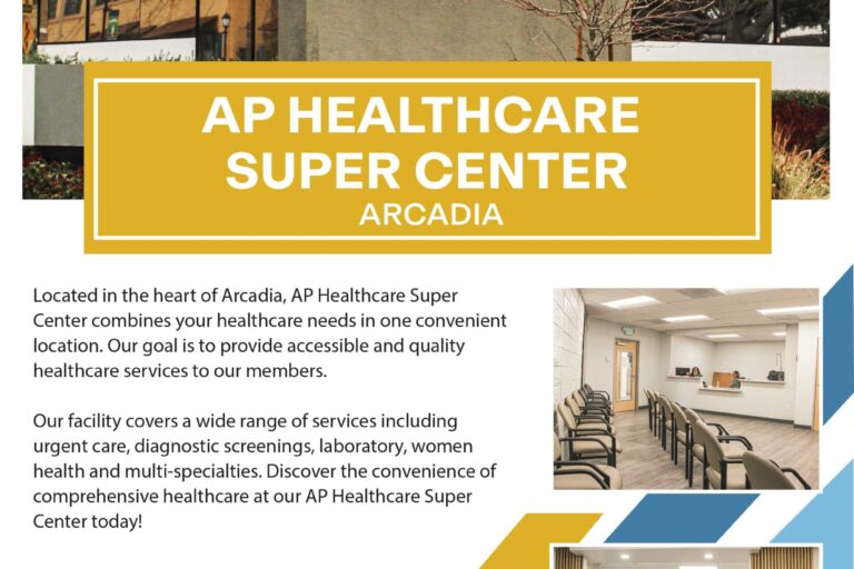 Allied Pacific super center for health care flyer