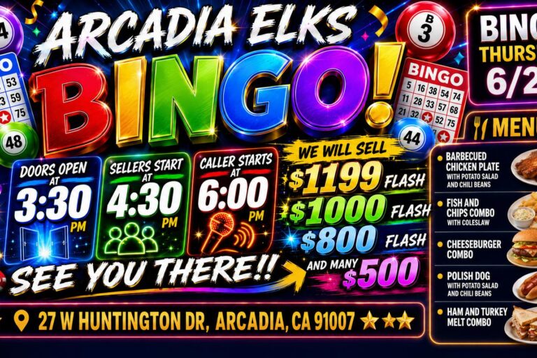 bingo at the Elks Lodge