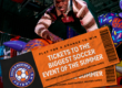 Dave & Buster's Human Crane game for soccer events