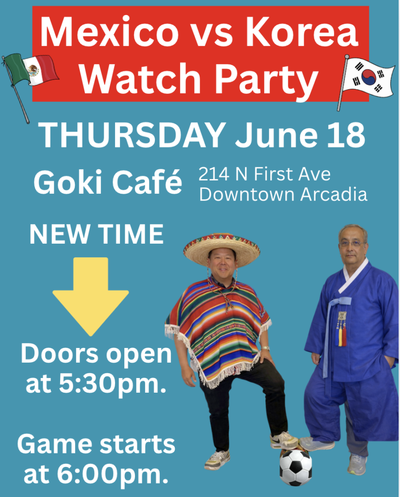 World Cup watch party at Goki Cafe on June 18