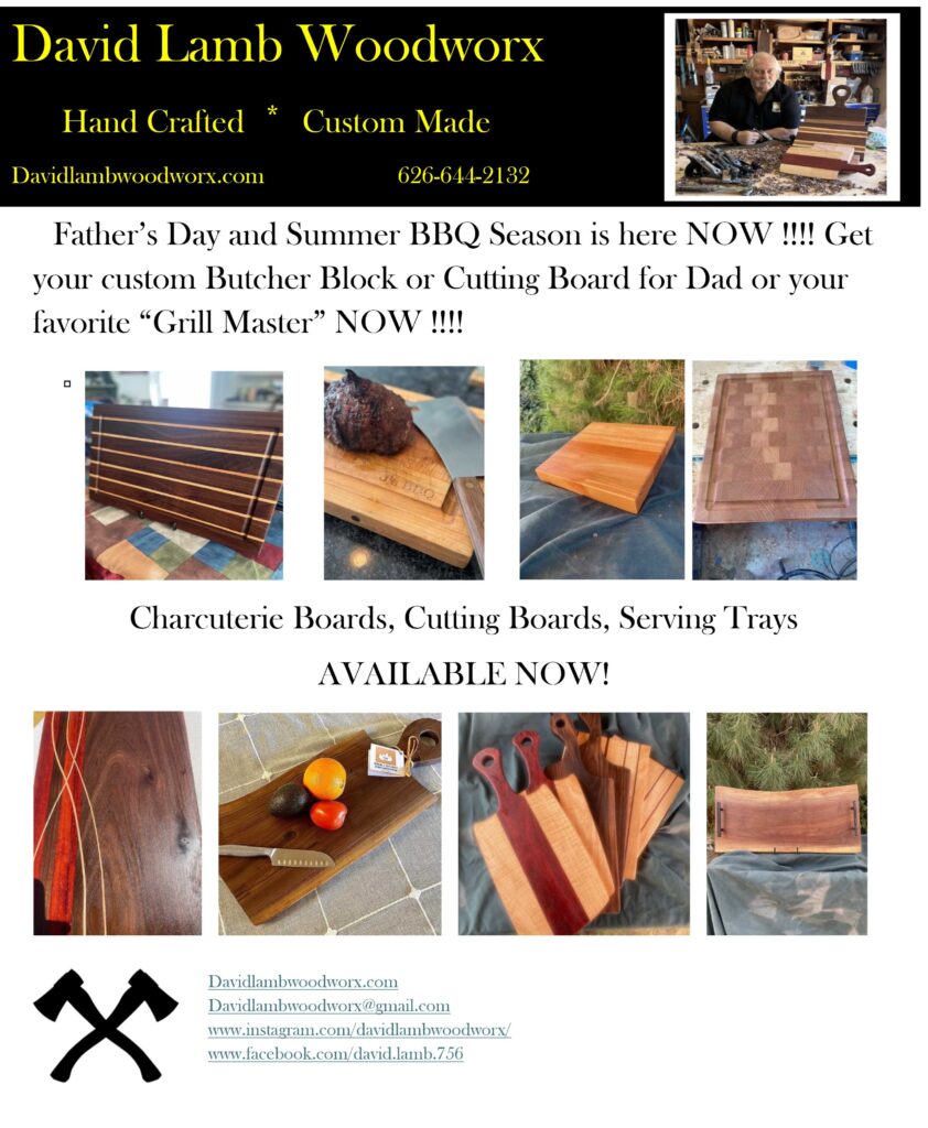 Father's Day specials from David Lamb Woodworx