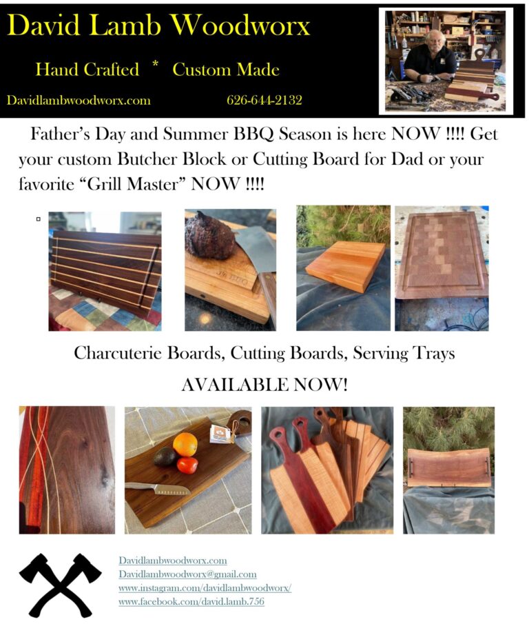 Father's Day specials from David Lamb Woodworx