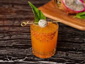 a caipirinha from Fogo de Chao