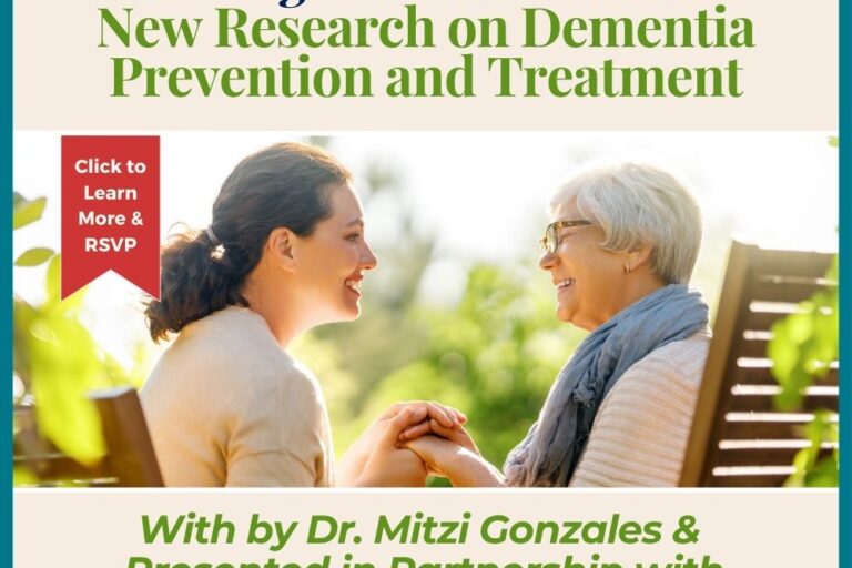 racing toward a cure for dementia event flyer from the Kensington