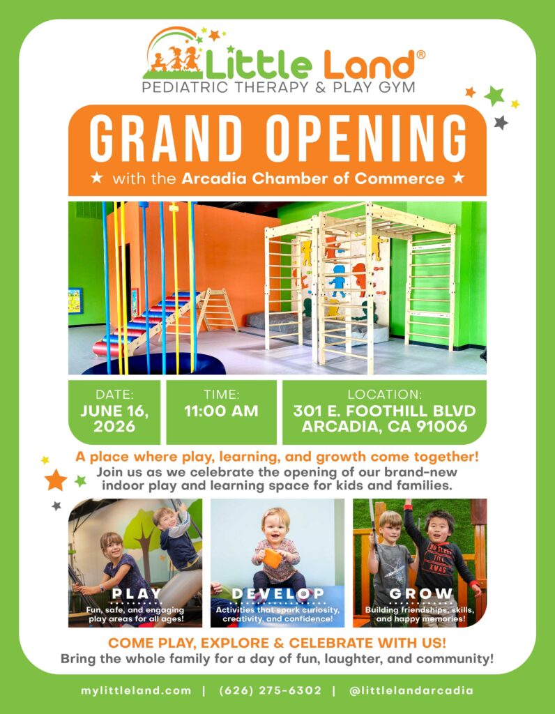 Little Land ribbon cutting flyer 
