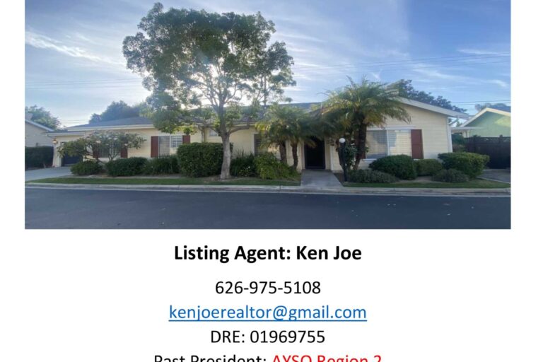 just sold housing flyer from Ken Joe