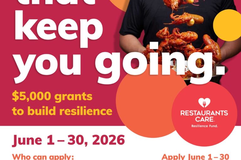 SoCalGas resilience grants flyer for Restaurants Care