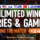 unlimited wings, fries, and games banner from Dave & Buster's
