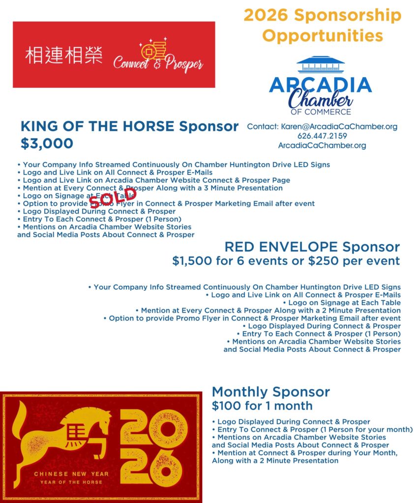 2026-Connect-_-Prosper-Sponsorship-flyer year of the horse sponsorship flyer for Connect & Prosper