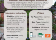 upper water landscape contest flyer