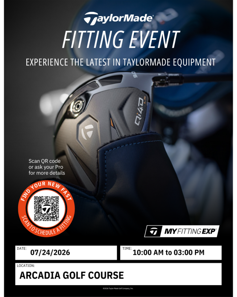 Taylormade Demo Day at Arcadia Golf Course 