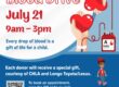 Longo Toyota Blood Drive on July 21st