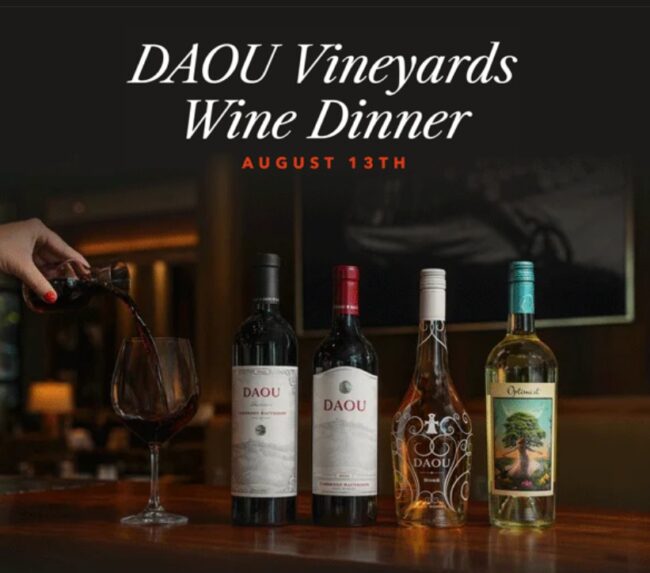 Daou vineyards wine dinner at Fogo de Chao