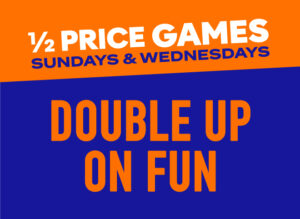 Double up on fun at Dave & Buster's on Sundays and Wednesdays 