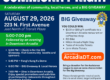 Downtown Arcadia community night flyer for August 29