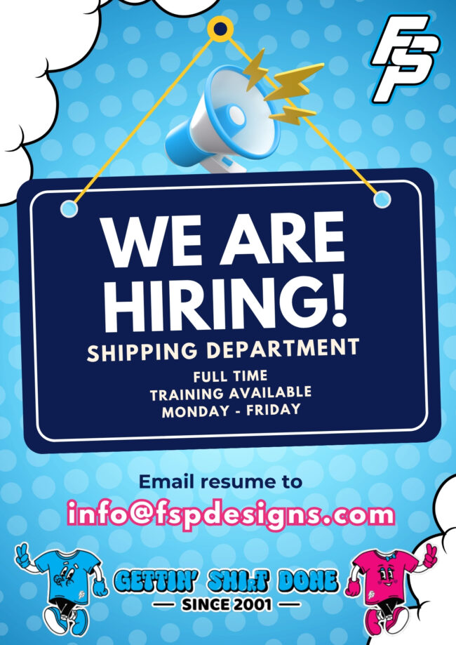 FSP hiring flyer
