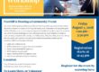 Financial Literacy workshop flyer with Foothill Credit Union on August 7