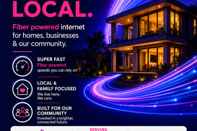 get fast reliable internet service from Giggle Fiber flyer