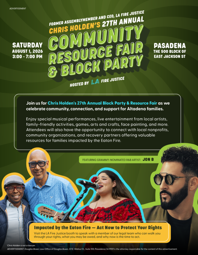 LAF26067-BlockParty-Flyer-v2 La Fire Justice hosts community resource fair flyer