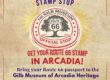 Route 66 Centennial Stamp flyer for the Gilb Museum