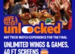 watch the final game at Dave & Buster's flyer
